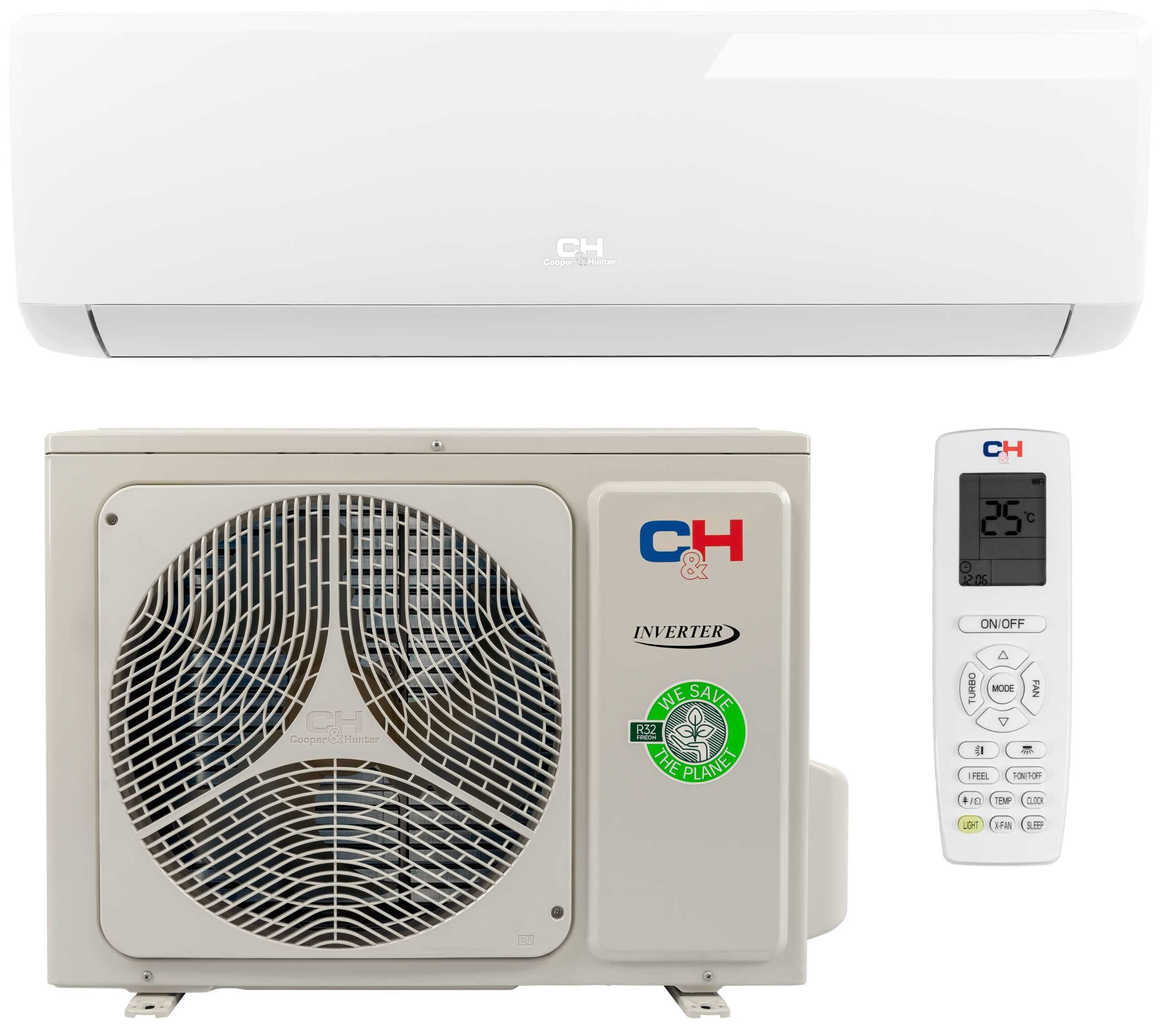 Кондиціонер спліт-система Cooper&Hunter Vital Inverter CH-S12FTXF2-NG