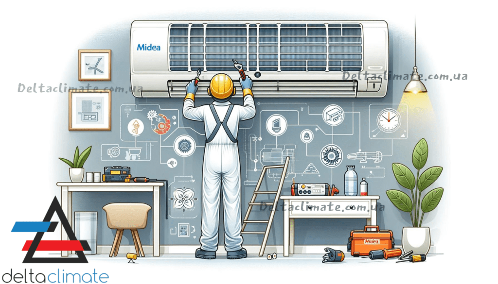 Как устранить ошибки в кондиционерах Midea